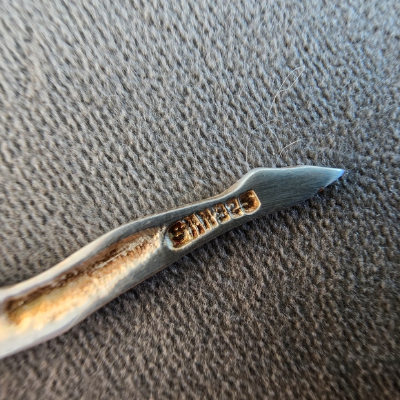 Sterling Silver Dancer Brooch Pin - Picture 3 of 5